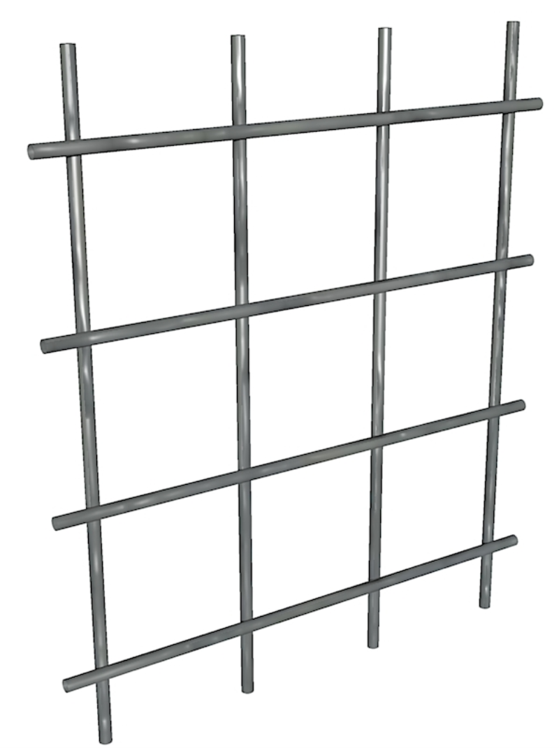 Rankgitter aus verzinktem Geflecht können zwischen Deco-Steinmauern und Deco-Steinsäulen verschraubt werden.

Die Oberfläche ist feuerverzinkt und die Enden verschweisst.

Das Rankgitter ist in verschiednen Massen verfügbar und wird zur Verstärkung optional gekantet.